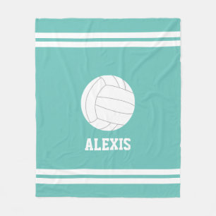 Volleyball Themed Personalised Kids Fleece Blanket