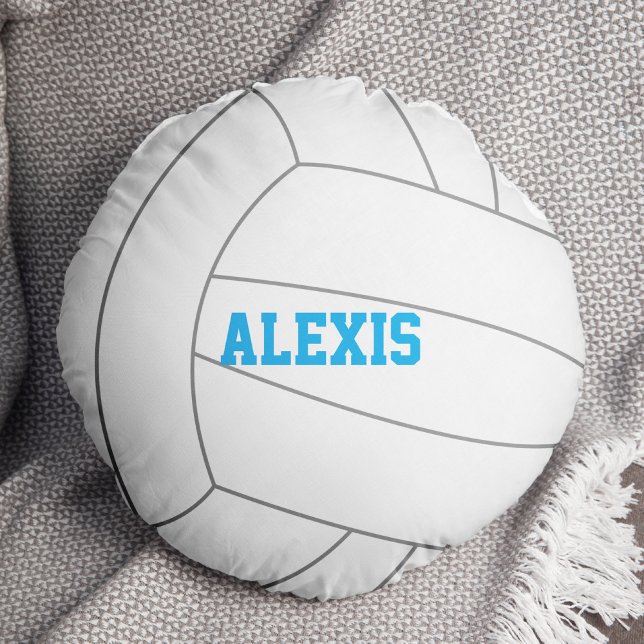 Volleyball Themed Round Cushion (Creator Uploaded)