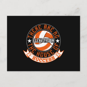 Volleyball - There Are No Elevators Postcard