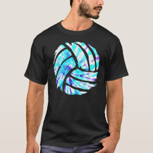 Volleyball Tie Dye Look Blue Purple Perfect Boys o T-Shirt