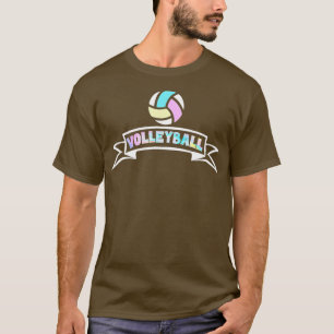 Volleyball Tie Dye Look T-Shirt