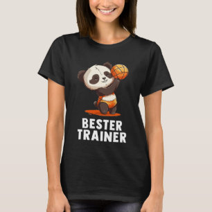 Volleyball Trainer  Cute Baby Panda Volleyball T-Shirt