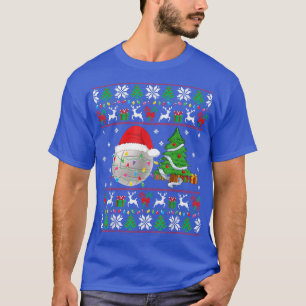 Volleyball Ugly Christmas Sweater Volley Xmas Ligh