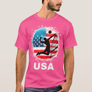 Volleyball Usa United States Volleyball Usa Team V T-Shirt