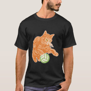 Volleyball Vball Beach Volleyball Cat T-Shirt