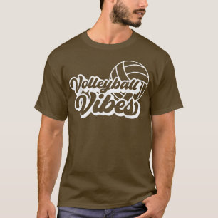 Volleyball Vibes Game Day Cute Volleyball Mum Spor T-Shirt