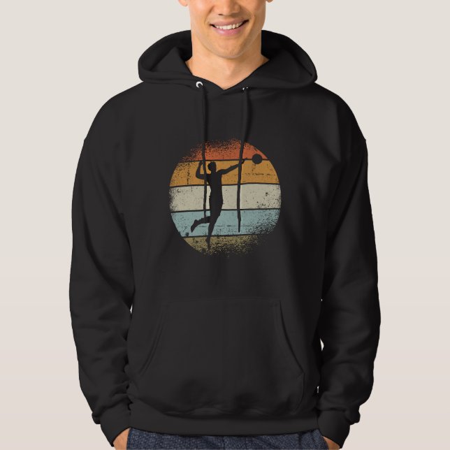 Volleyball Vintage Hoodie (Front)