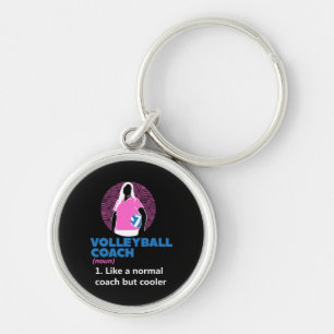 Volleyball - Volleyball Coach Definition Key Ring