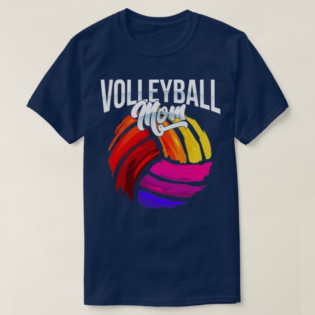 Volleyball Volleyball Mom1 T-Shirt (Design Front)