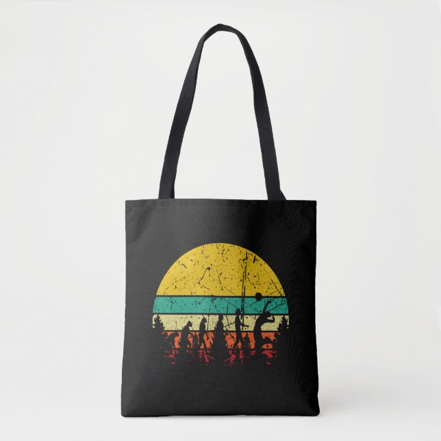 Volleyball - Volleyball Player Evolution Tote Bag (Front)