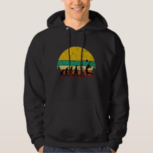 Volleyball Volleyball-Player Retro Hoodie