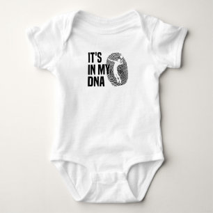 Volleyball Volleyball Player Woman Survive DNA Baby Bodysuit