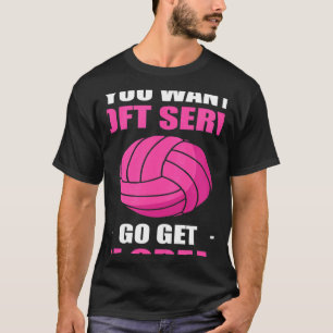 Volleyball Want A Soft Serve Ice Cream Men Women K T-Shirt