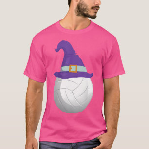Volleyball Witch Funny Sports Halloween T-Shirt