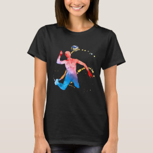 Volleyballer Graphic Beach Volleyball T-Shirt