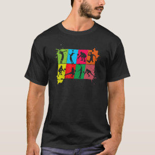 Volleyballer Sport Game Beach Colorful Volleyball T-Shirt