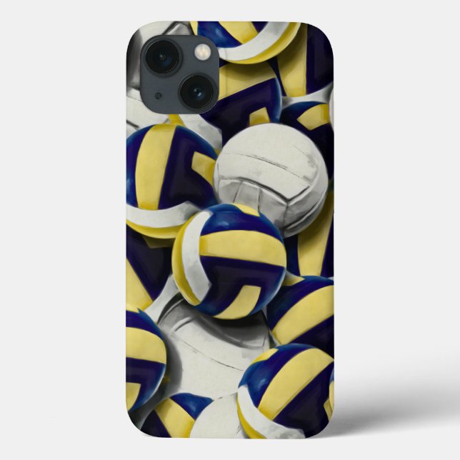 Volleyballs Collage Case-Mate iPhone Case (Back)