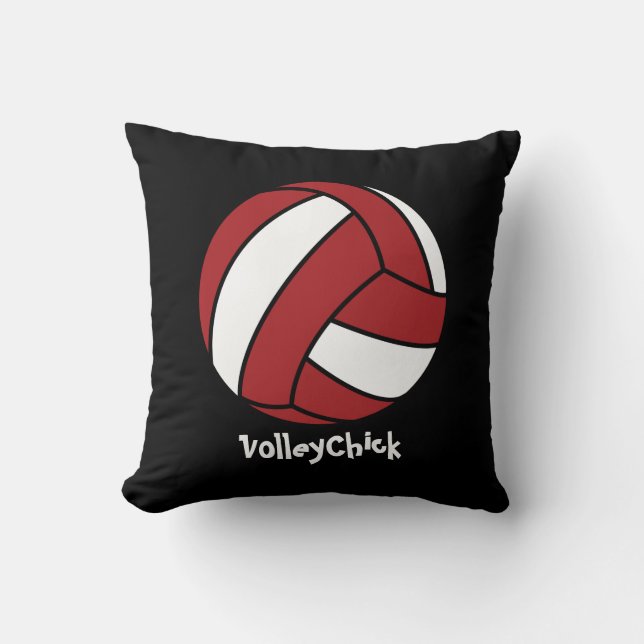 VolleyChick (customisable) Cushion (Front)
