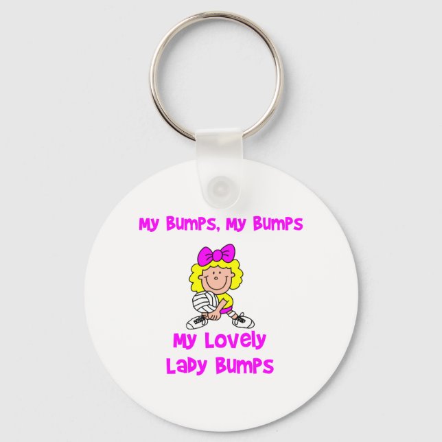 VolleyChick My Bumps Key Ring (Front)