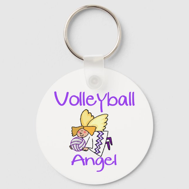 VolleyChick VB Angel Key Ring (Front)