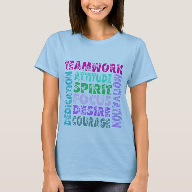 VolleyChick's Teamwork T-Shirt (Front)