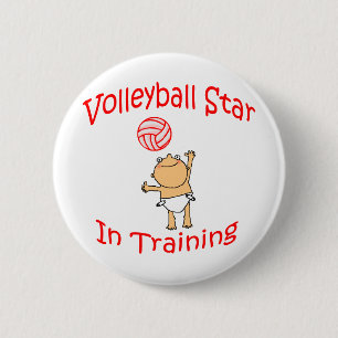 VolleyChick's VolleyBaby 6 Cm Round Badge