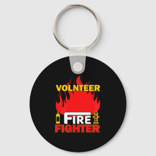 Volnteer Firefighter Fireman Gift Proud Firefighte Key Ring