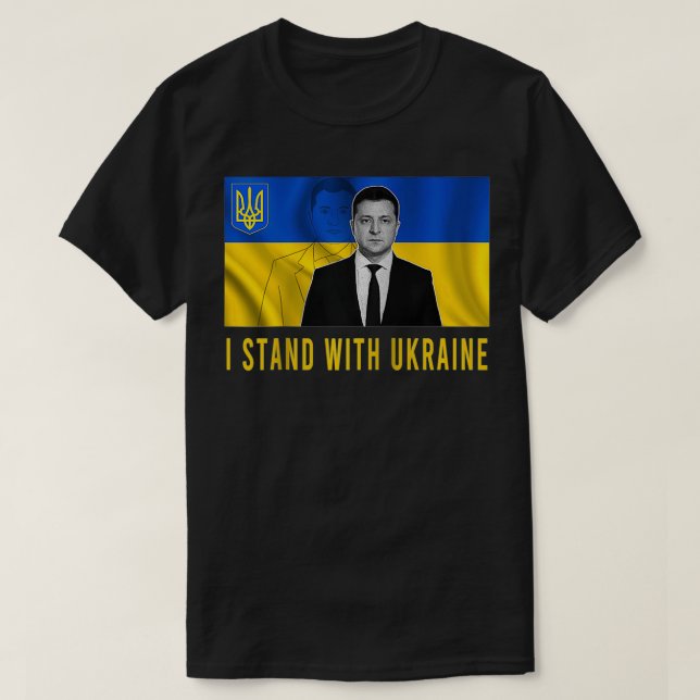 Volodymyr Zelensky Not All Heroes Wear Capes Suppo T-Shirt (Design Front)