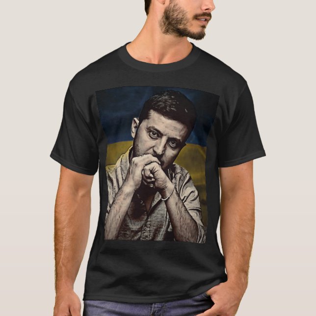 Volodymyr Zelenskyy Ukraine President T-Shirt (Front)