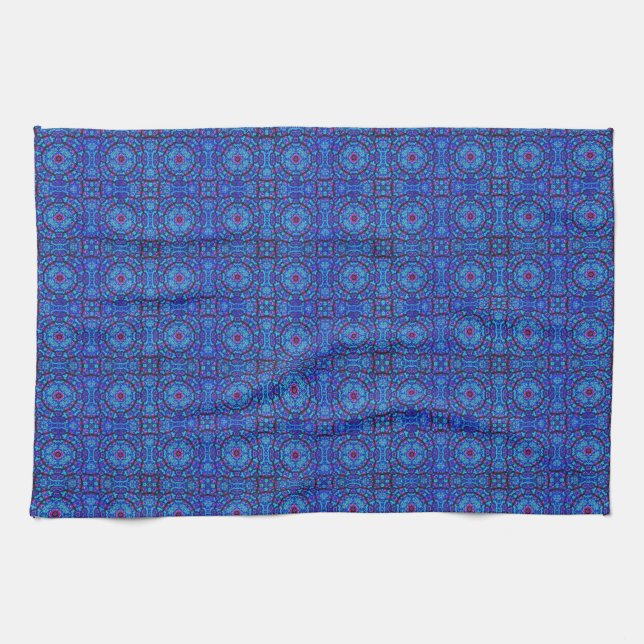 Volos Azul Tea Towel (Horizontal)