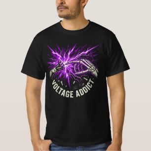 Voltage Addict Electrician Gift Arc Flash T-Shirt
