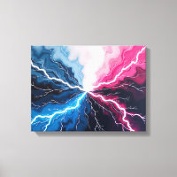 Voltage Flow – Electric Surge in Motion 16"x12"