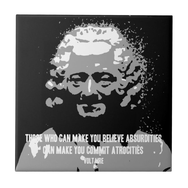 Voltaire - Absurdities Tile (Front)