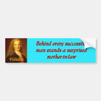 Voltaire quote 4 bumper sticker