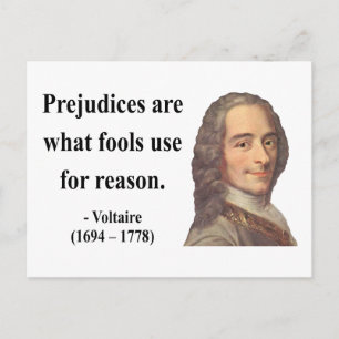 Voltaire Quote 4b Postcard