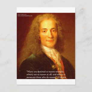 Voltaire Reason Quote Gifts Tees & Cards