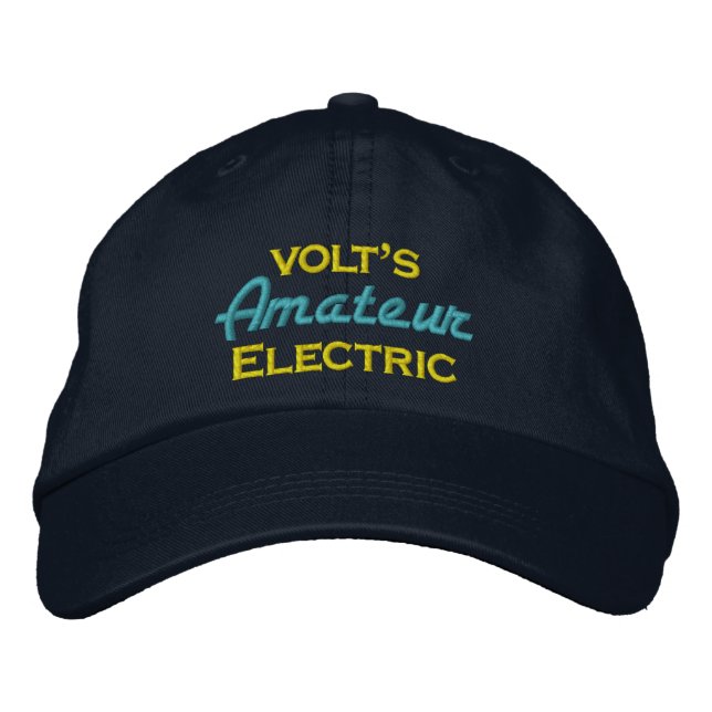 Volt's Amateur Electric Embroidered Hat (Front)