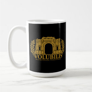 Volubilis Arch of Caracalla Roman Gold Emblem Coffee Mug