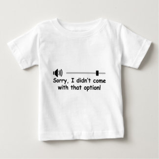 Volume Control Baby T-Shirt