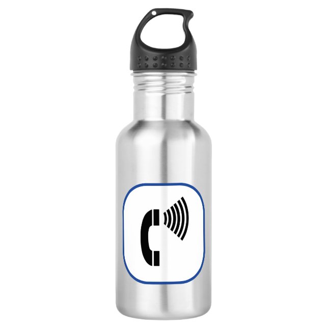 Volume Control Telephone 710 Ml Water Bottle (Front)