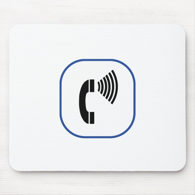 Volume Control Telephone Mouse Mat (Front)