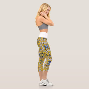 Volume eleven's kaleidoscope art fifteen capri leggings