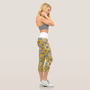 Volume eleven's kaleidoscope art nineteen capri leggings