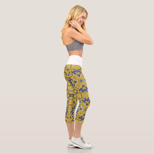 Volume eleven's kaleidoscope art one capri leggings