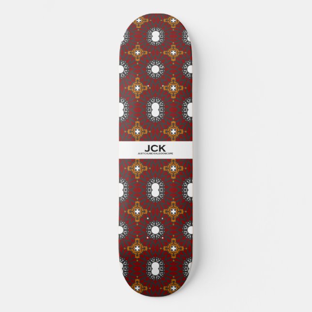 Volume four's kaleidoscope art one skateboard (Front)