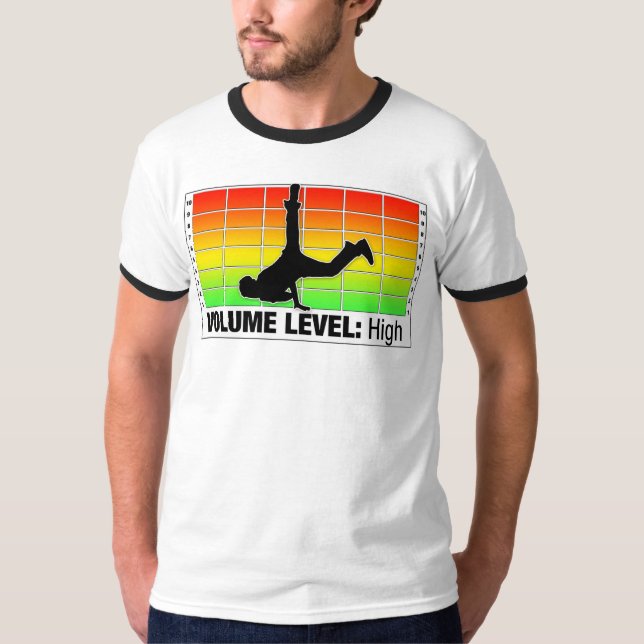 Volume Level : High V2 T-Shirt (Front)