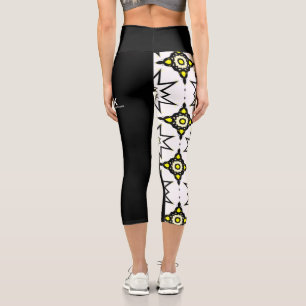 Volume one's kaleidoscope art eighteen capri leggings