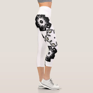 Volume one's kaleidoscope art eleven capri leggings