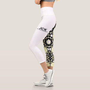 Volume one's kaleidoscope art five capri leggings
