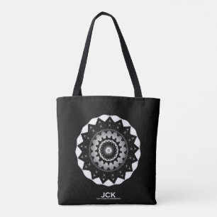 Volume one's kaleidoscope art nine tote bag
